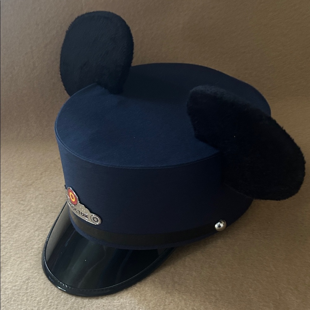 Disney California Adventure Navy Blue Conductor Hat with Ears - Picture 3 of 6